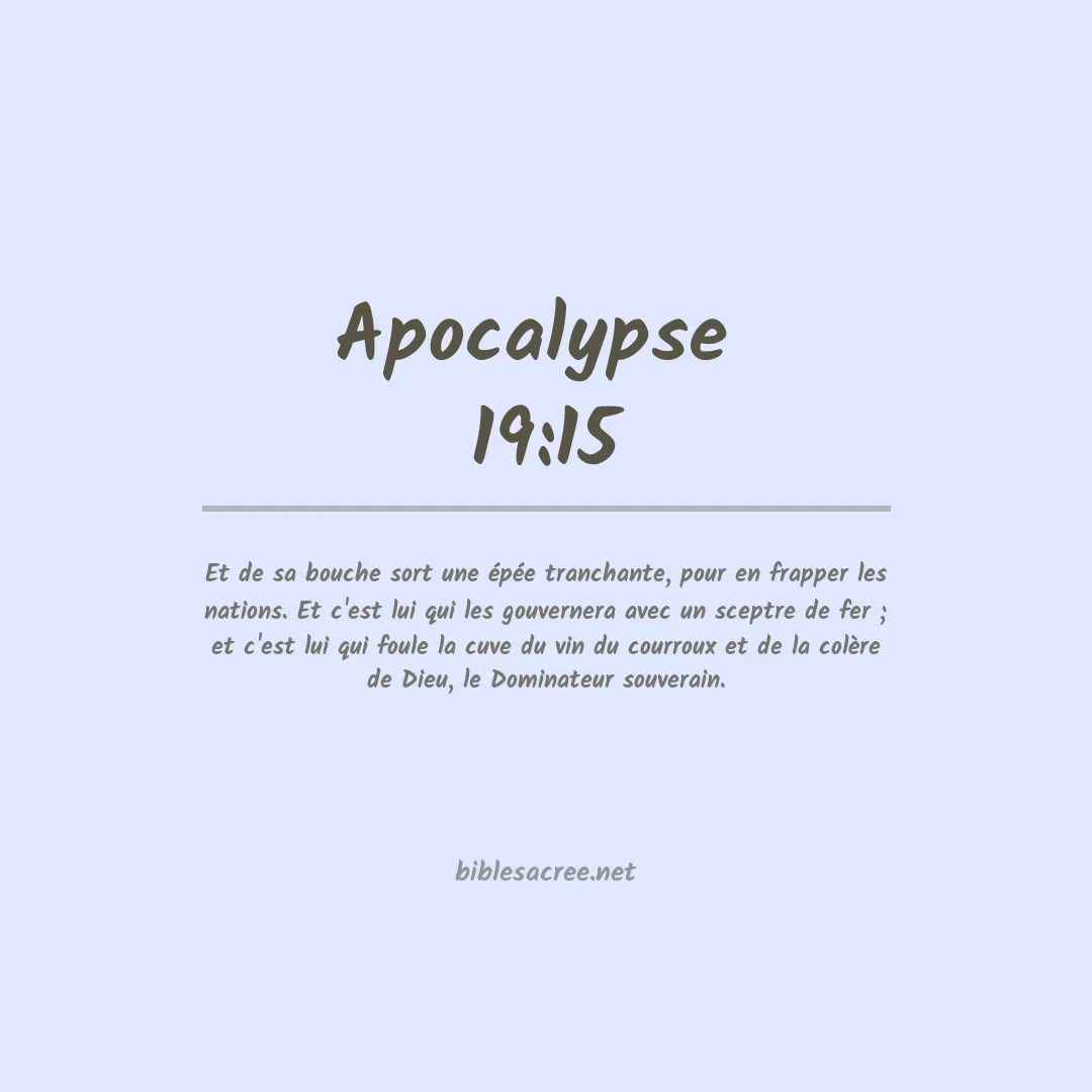 Apocalypse  - 19:15