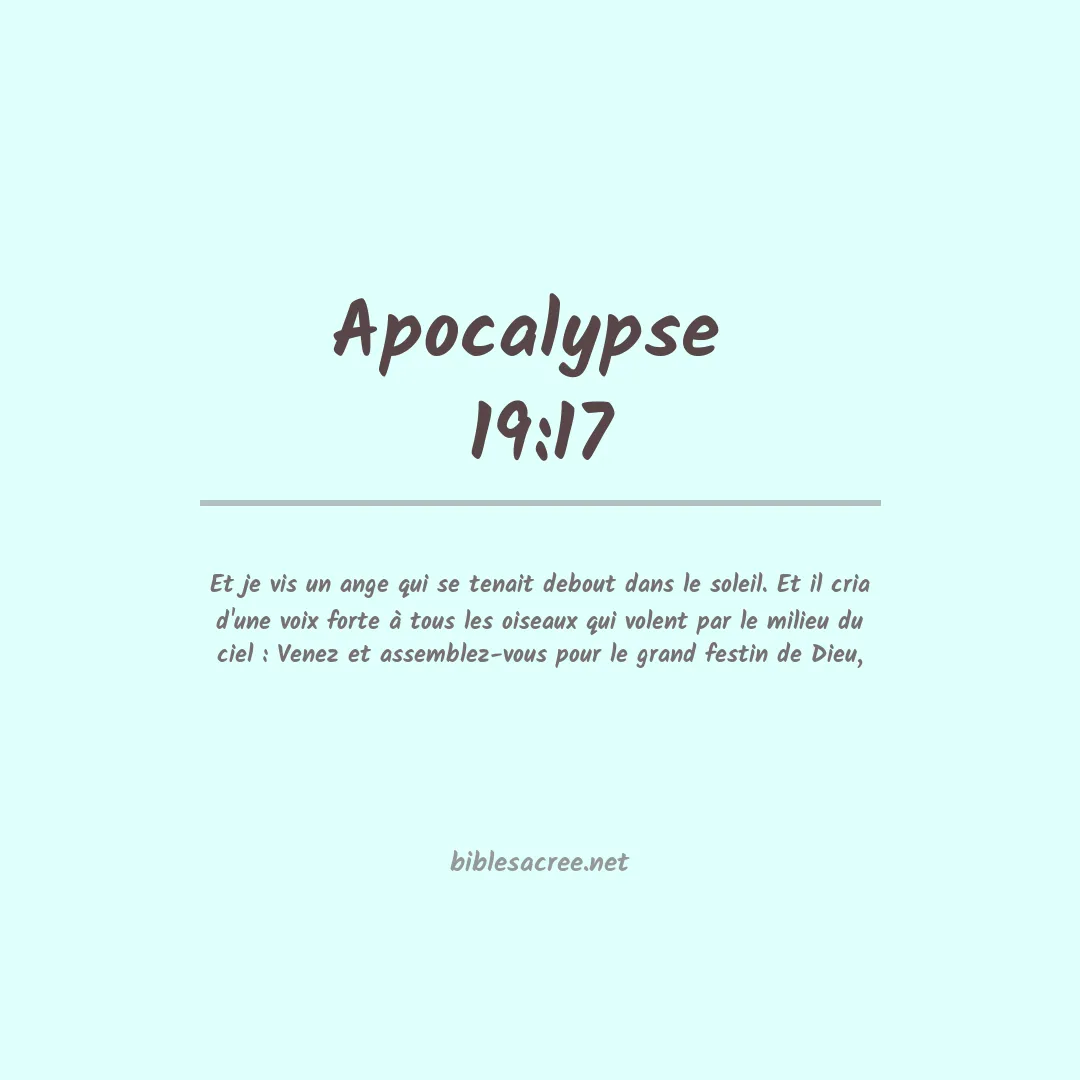 Apocalypse  - 19:17
