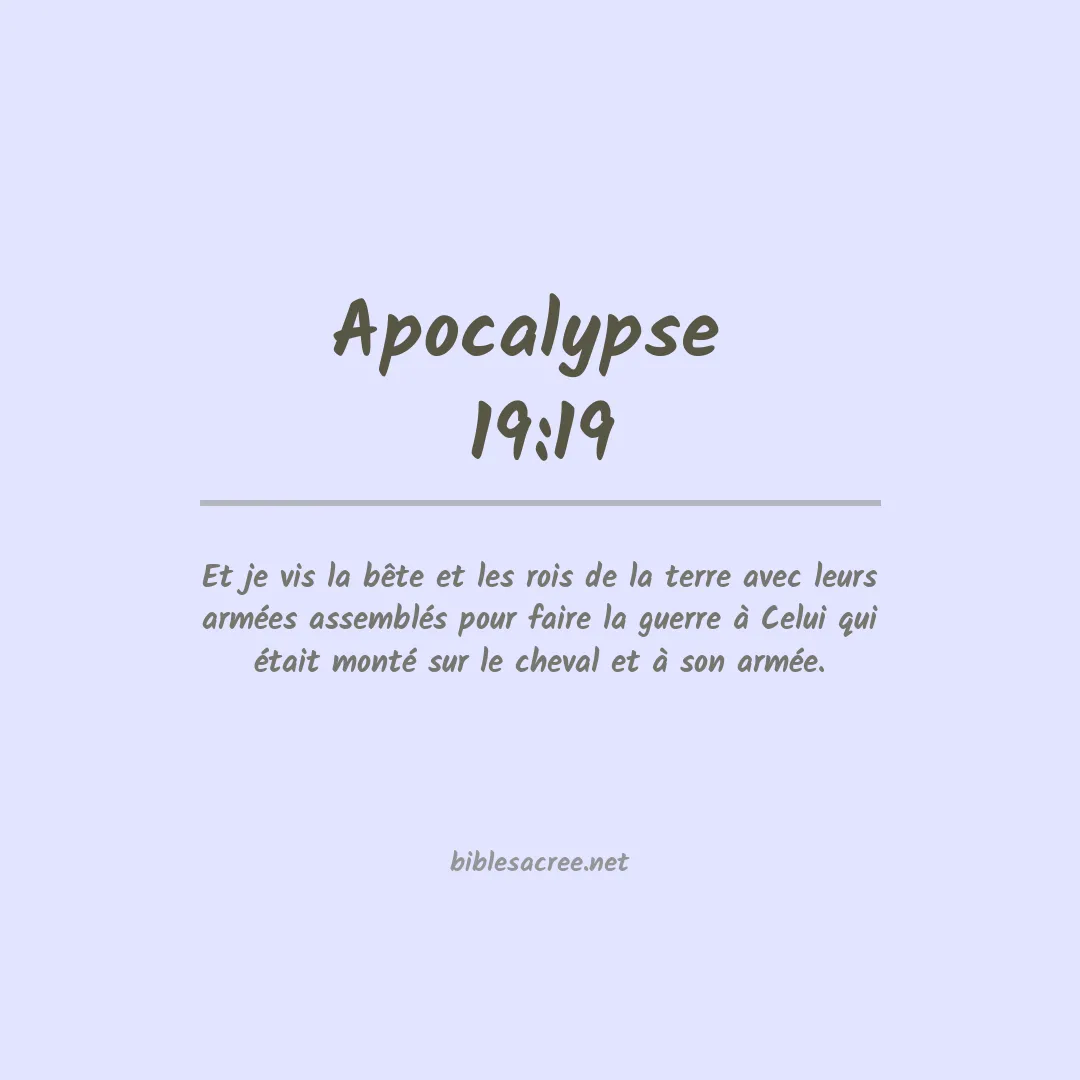 Apocalypse  - 19:19