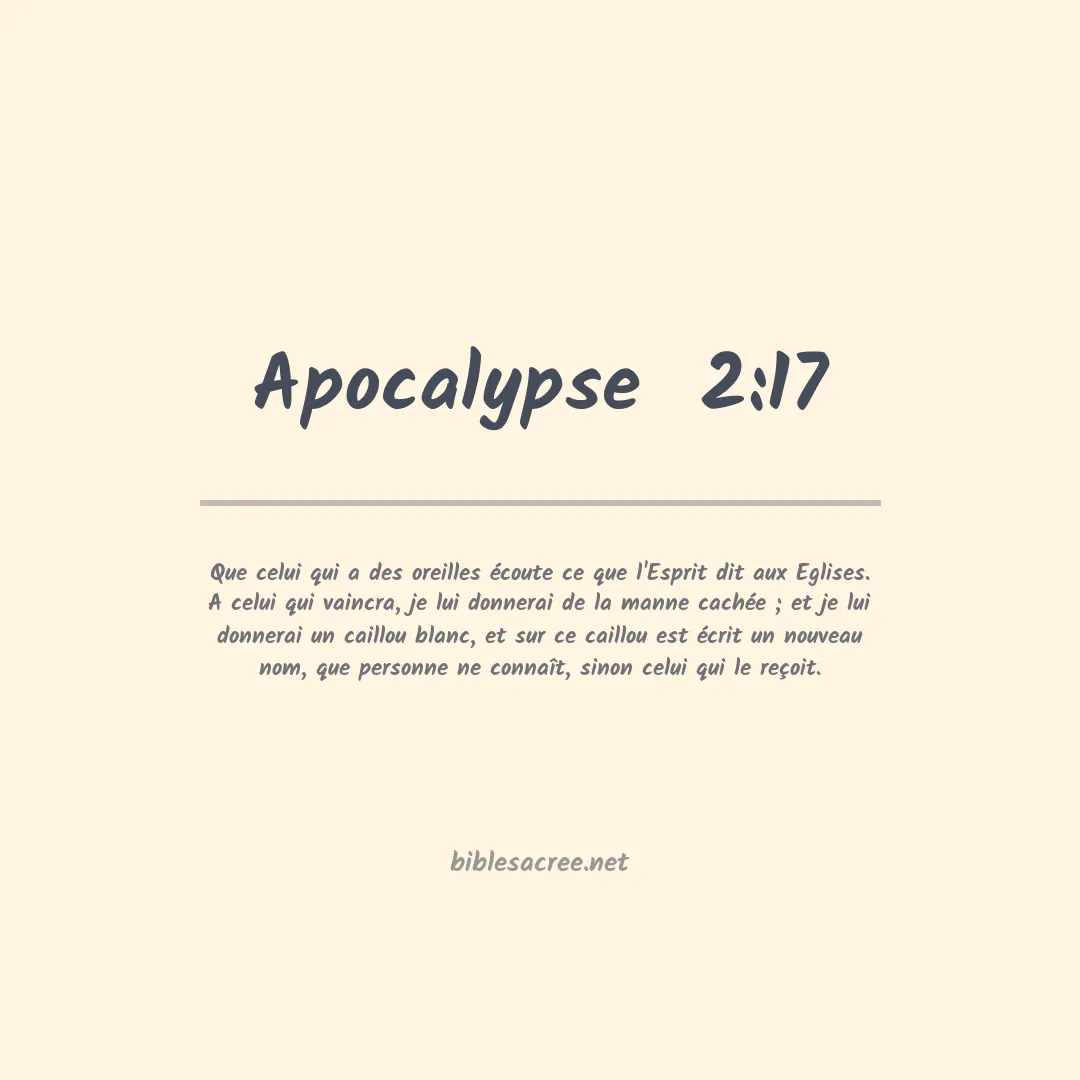 Apocalypse  - 2:17