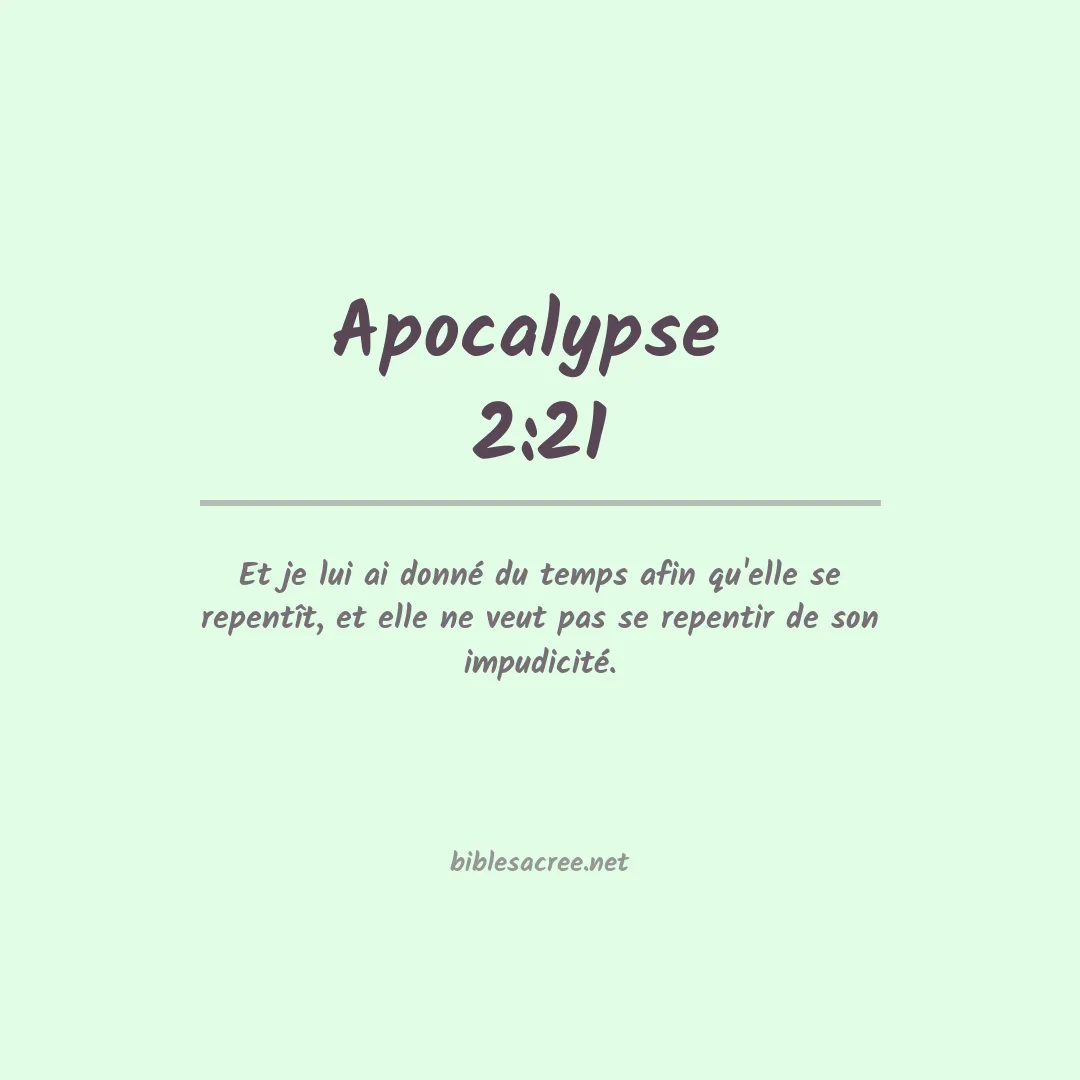 Apocalypse  - 2:21