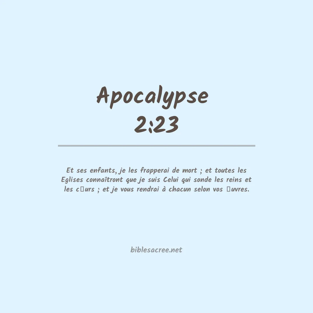 Apocalypse  - 2:23