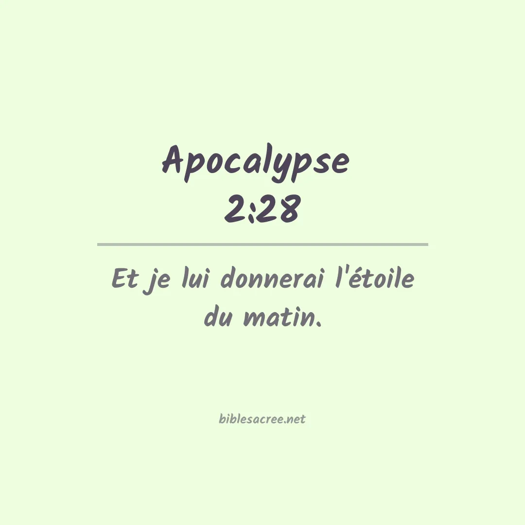 Apocalypse  - 2:28