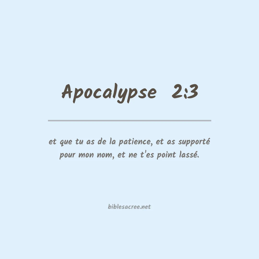 Apocalypse  - 2:3