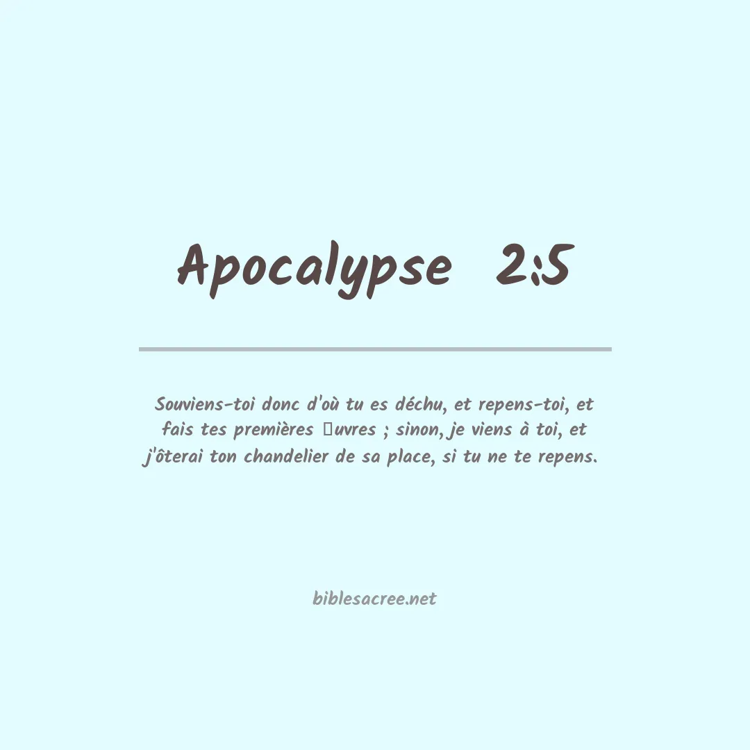 Apocalypse  - 2:5