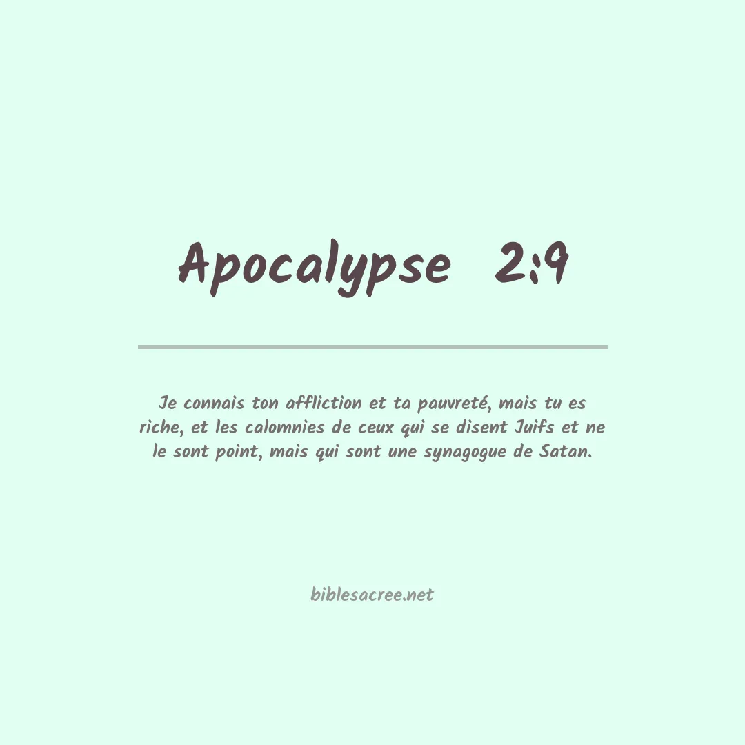 Apocalypse  - 2:9