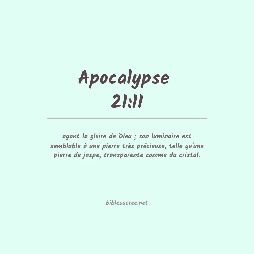Apocalypse  - 21:11