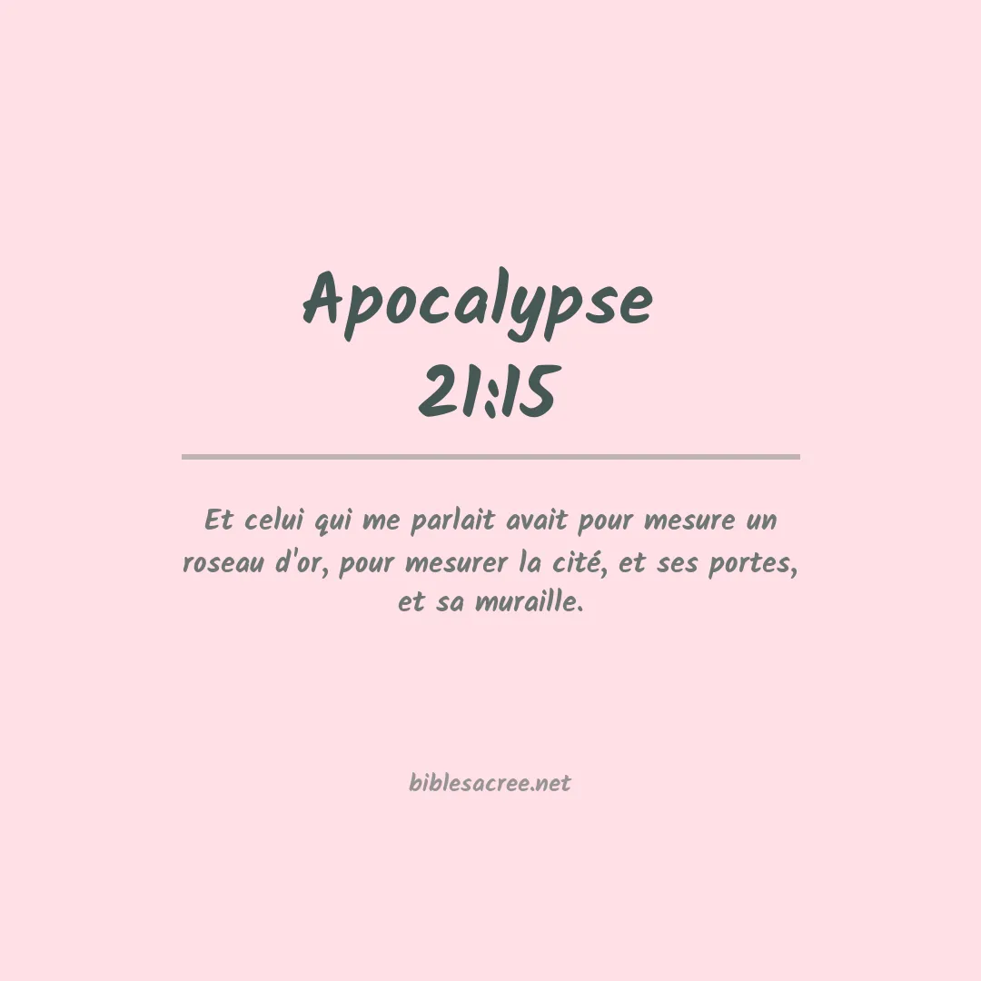 Apocalypse  - 21:15