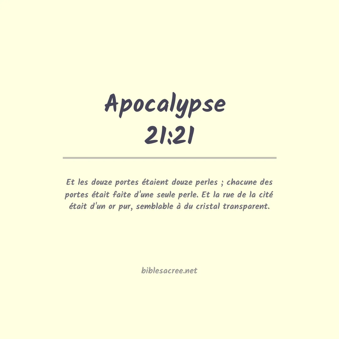 Apocalypse  - 21:21