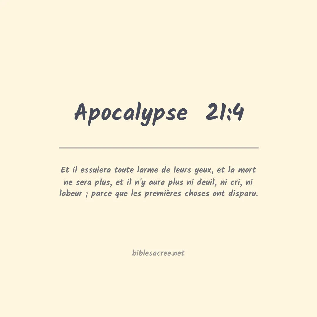 Apocalypse  - 21:4