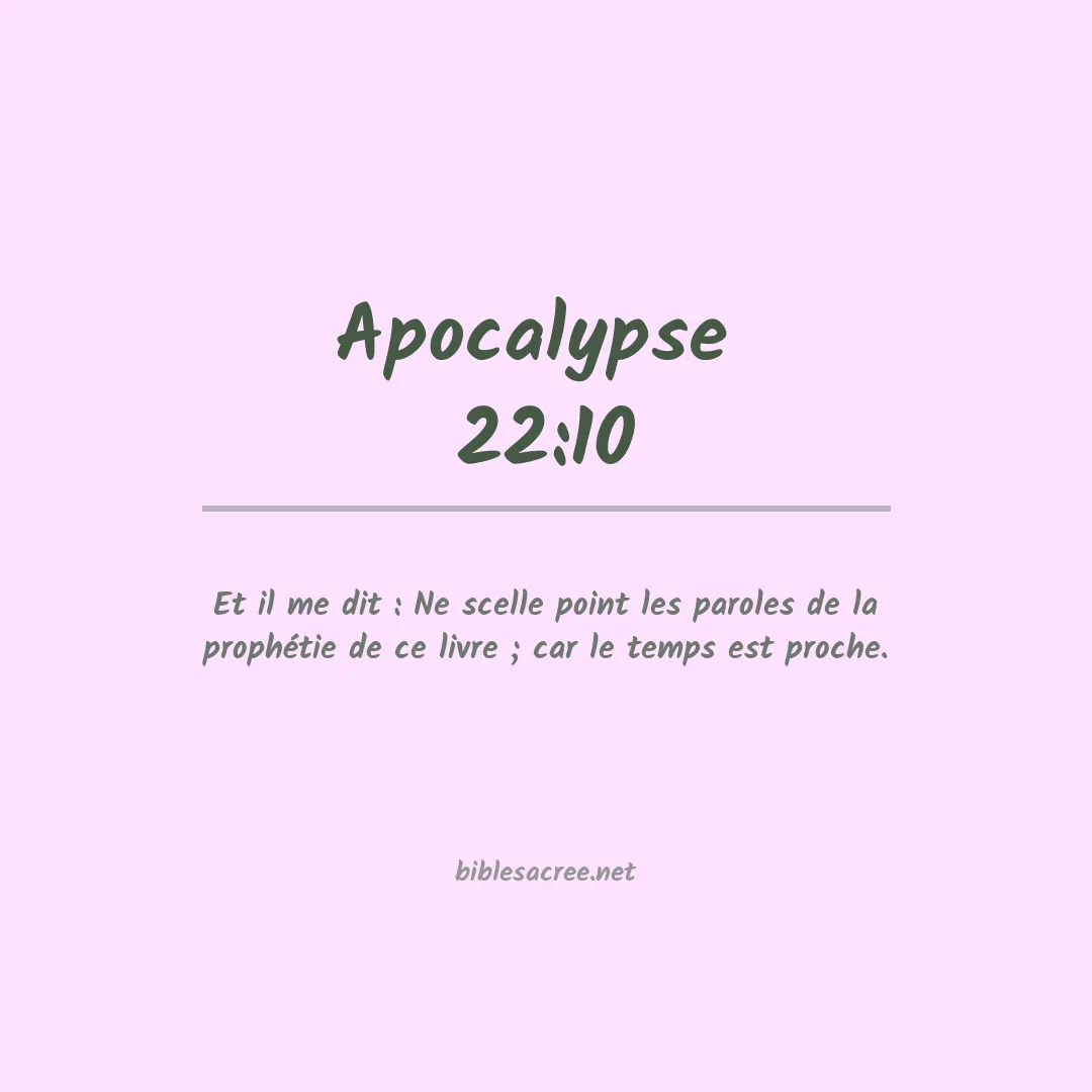 Apocalypse  - 22:10