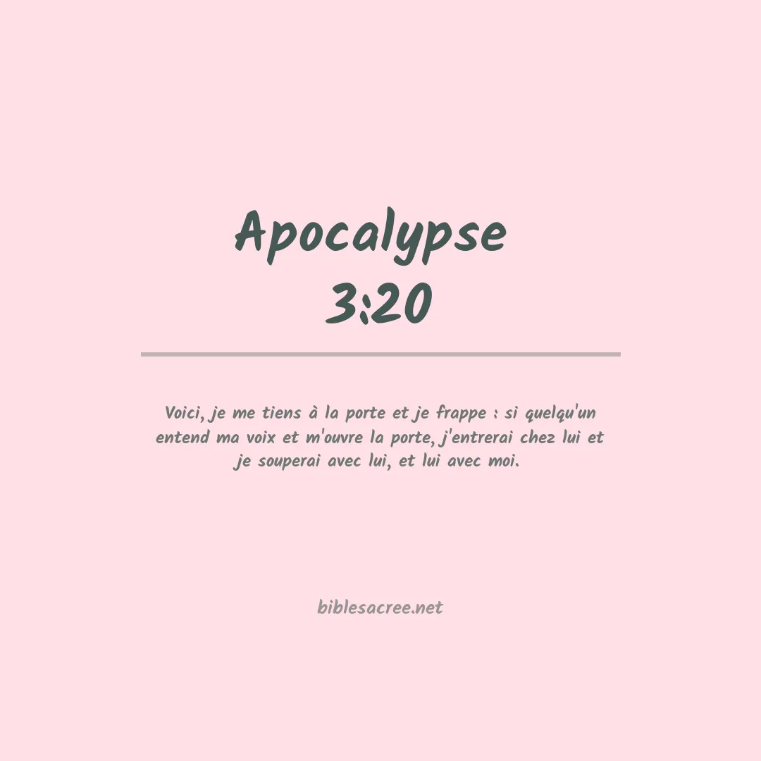 Apocalypse  - 3:20