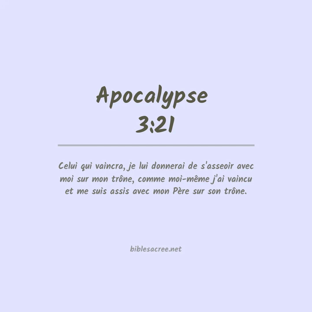 Apocalypse  - 3:21