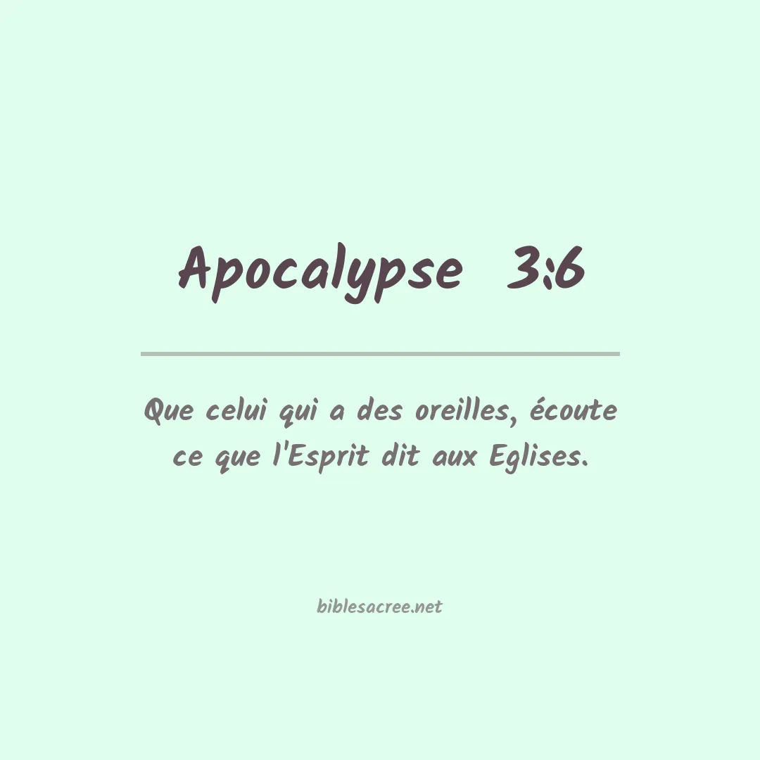 Apocalypse  - 3:6