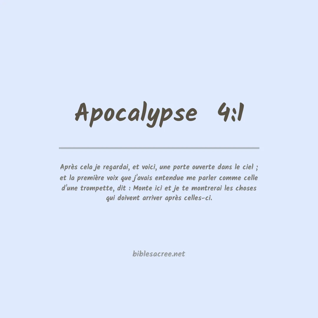 Apocalypse  - 4:1