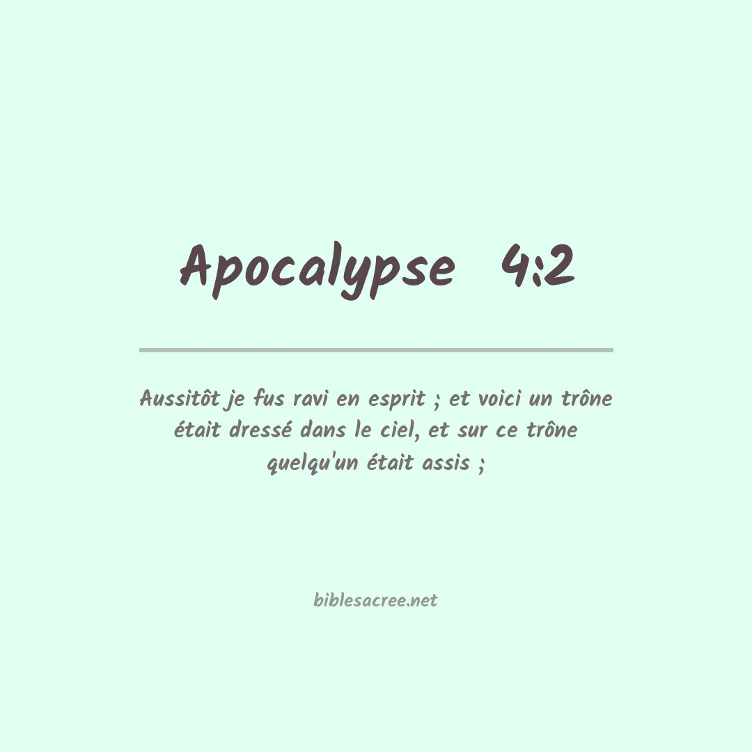 Apocalypse  - 4:2