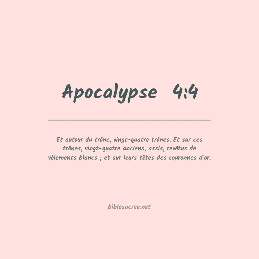 Apocalypse  - 4:4