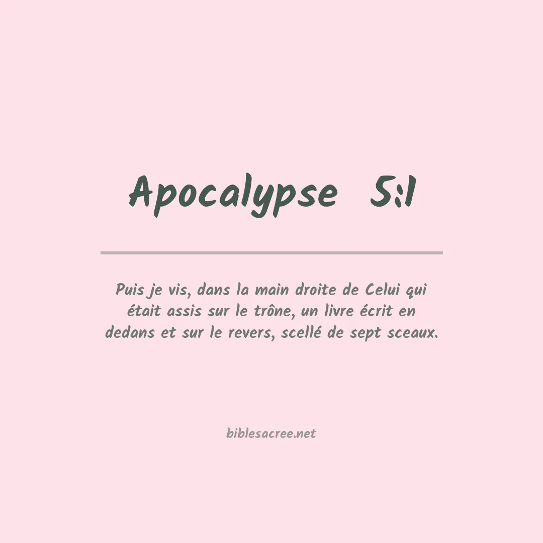 Apocalypse  - 5:1