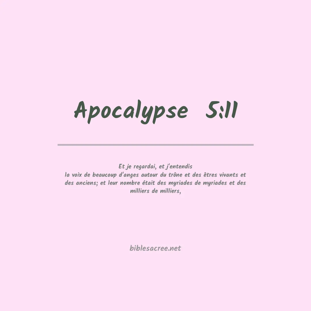 Apocalypse  - 5:11