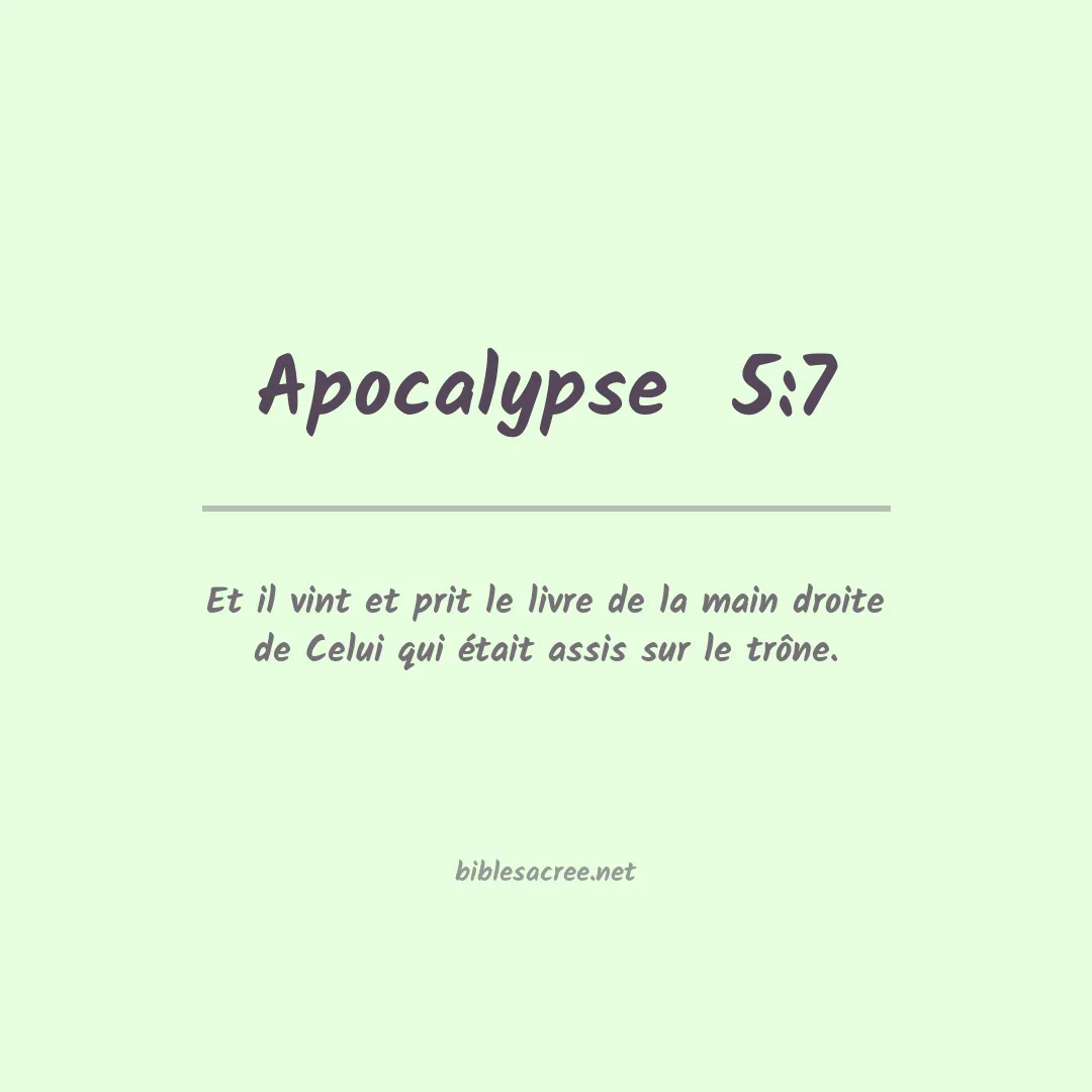 Apocalypse  - 5:7