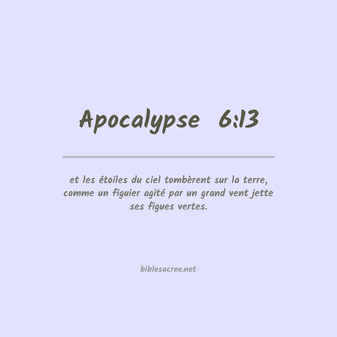 Apocalypse - 6:13