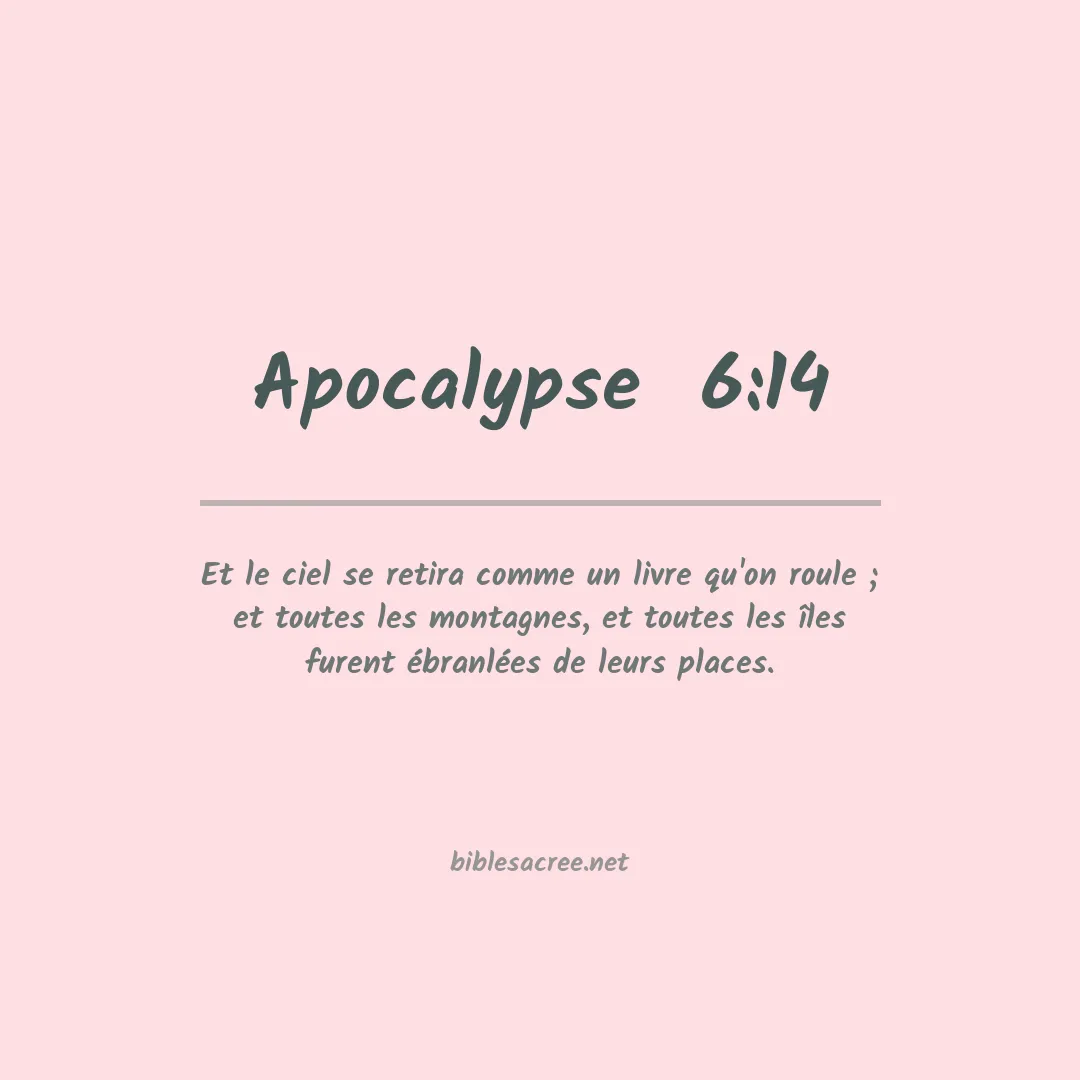 Apocalypse  - 6:14