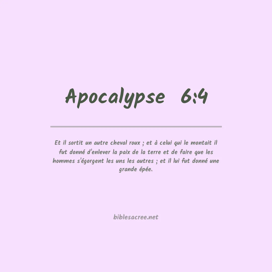 Apocalypse  - 6:4