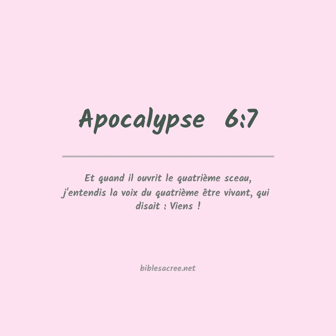 Apocalypse  - 6:7