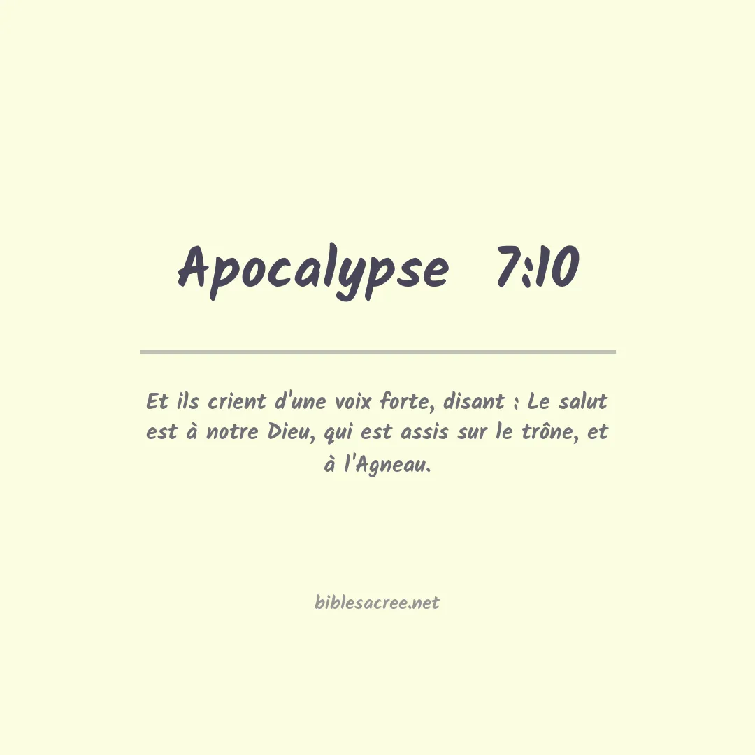Apocalypse  - 7:10