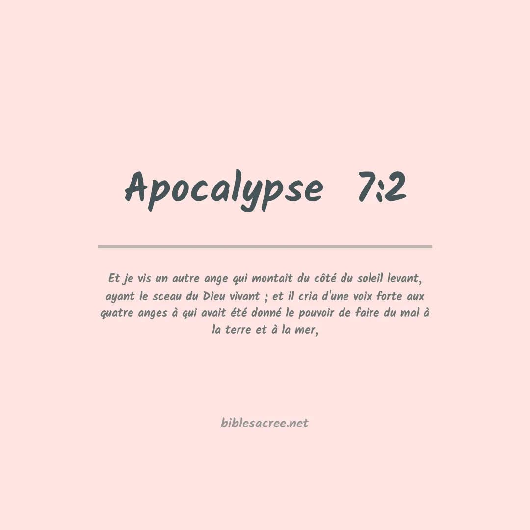 Apocalypse  - 7:2