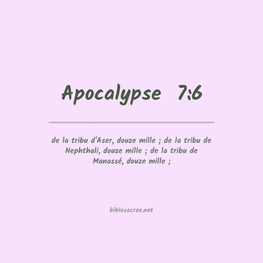 Apocalypse  - 7:6