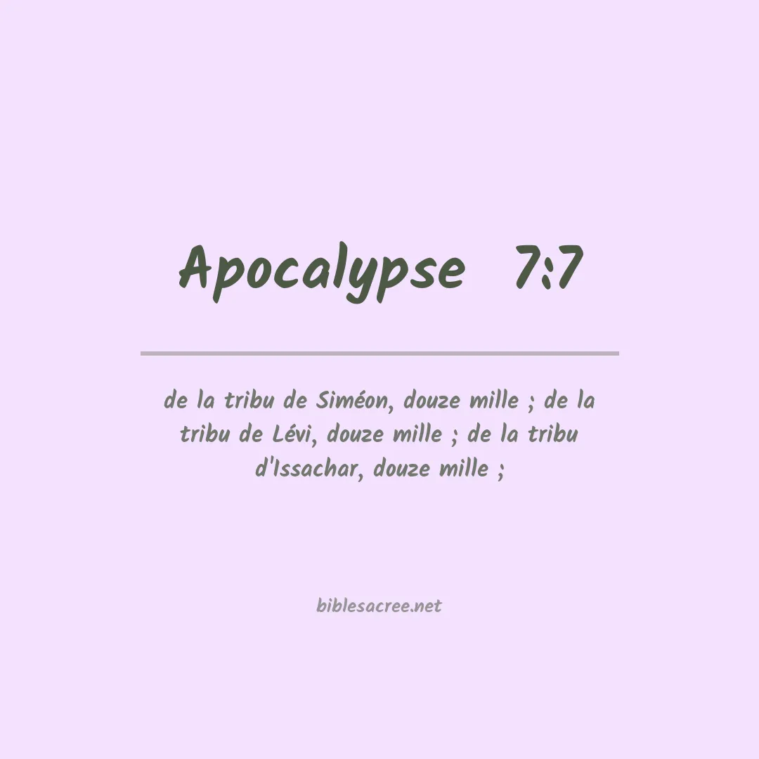 Apocalypse  - 7:7
