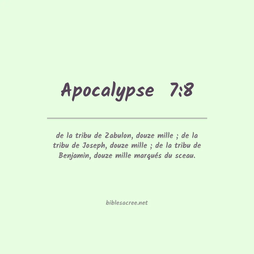 Apocalypse  - 7:8