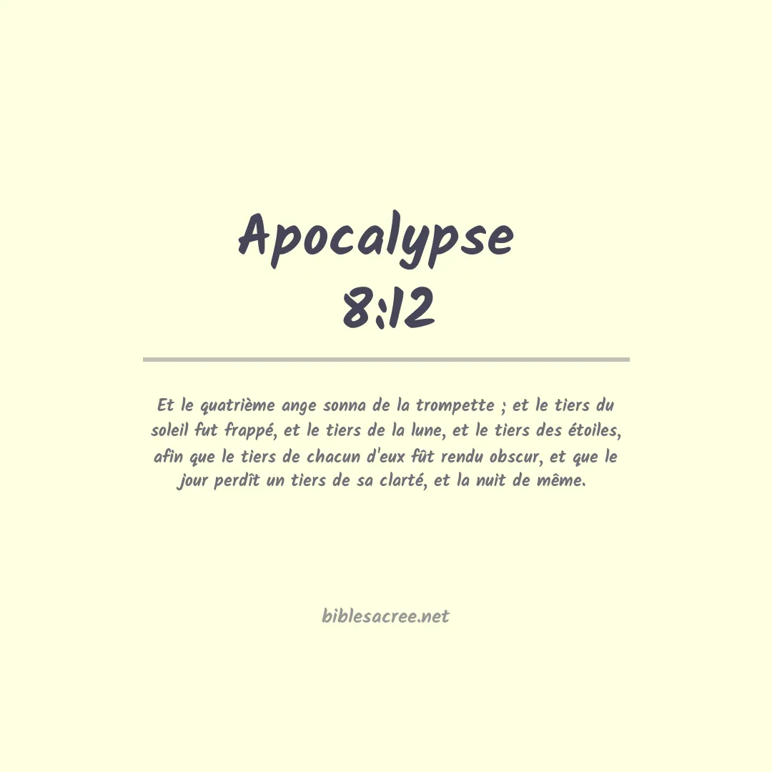 Apocalypse  - 8:12