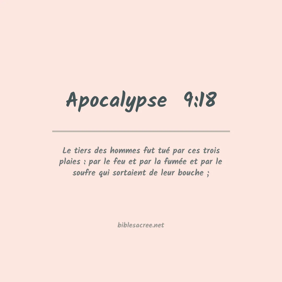 Apocalypse  - 9:18