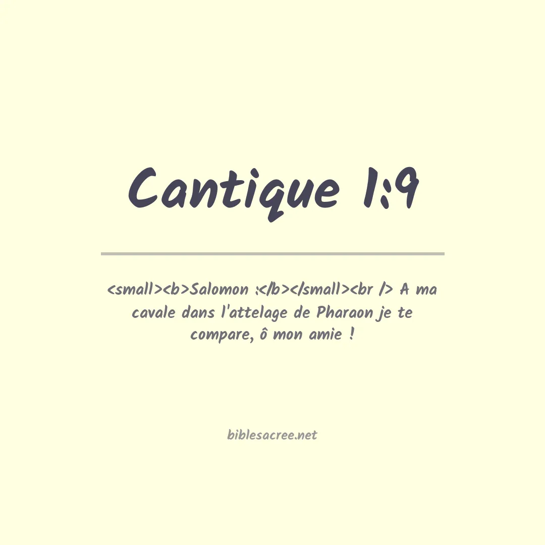 Cantique - 1:9