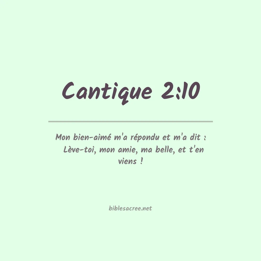 Cantique - 2:10