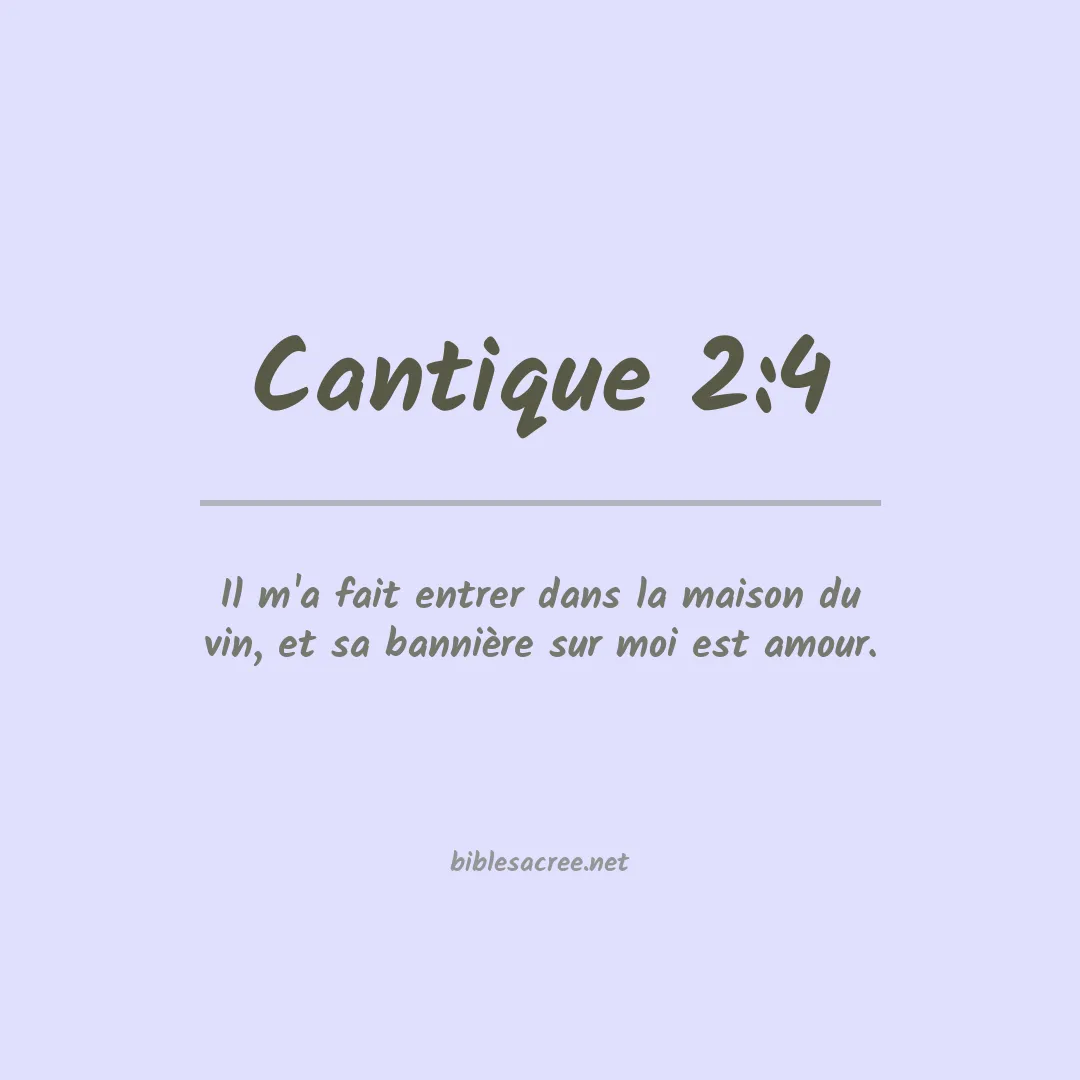 Cantique - 2:4