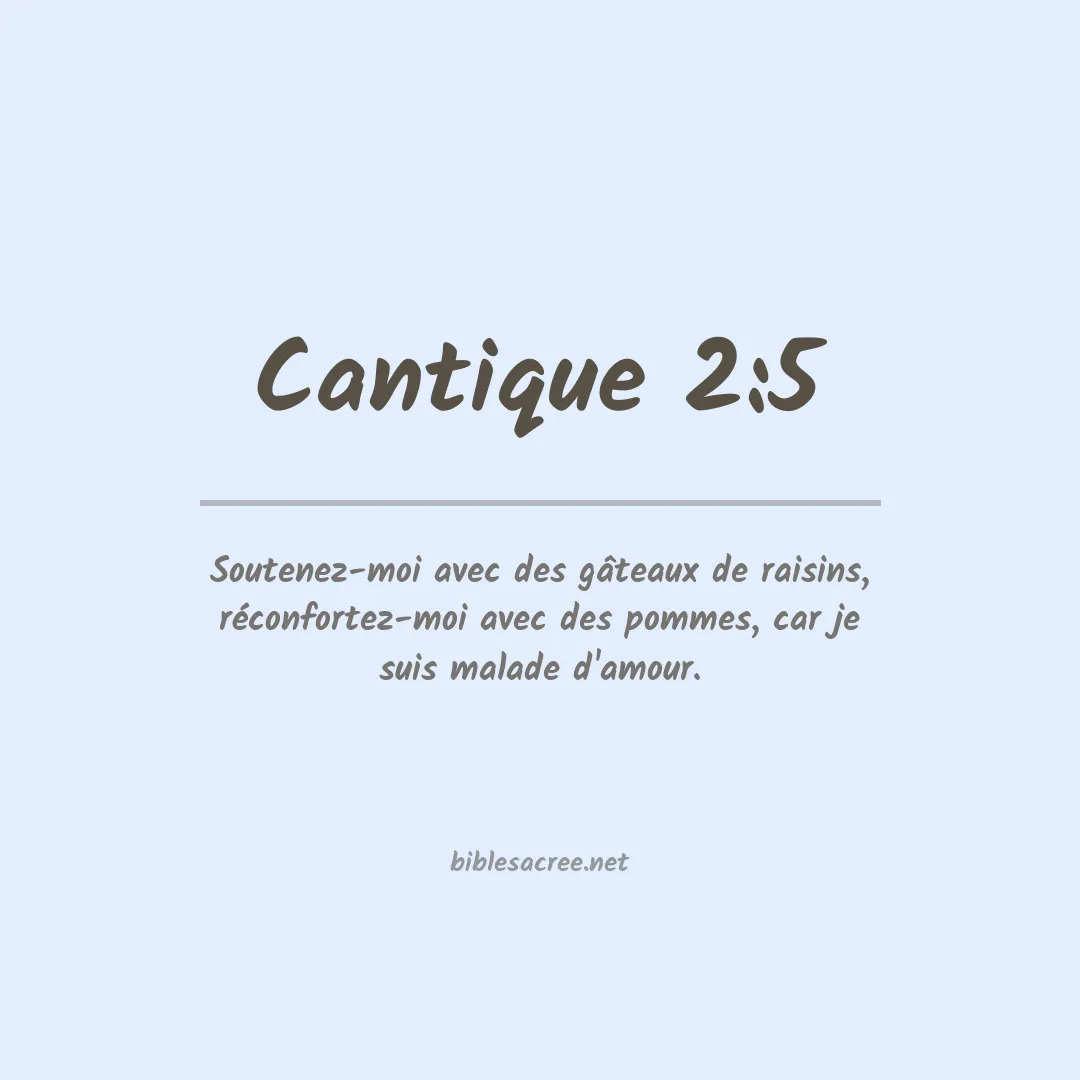 Cantique - 2:5