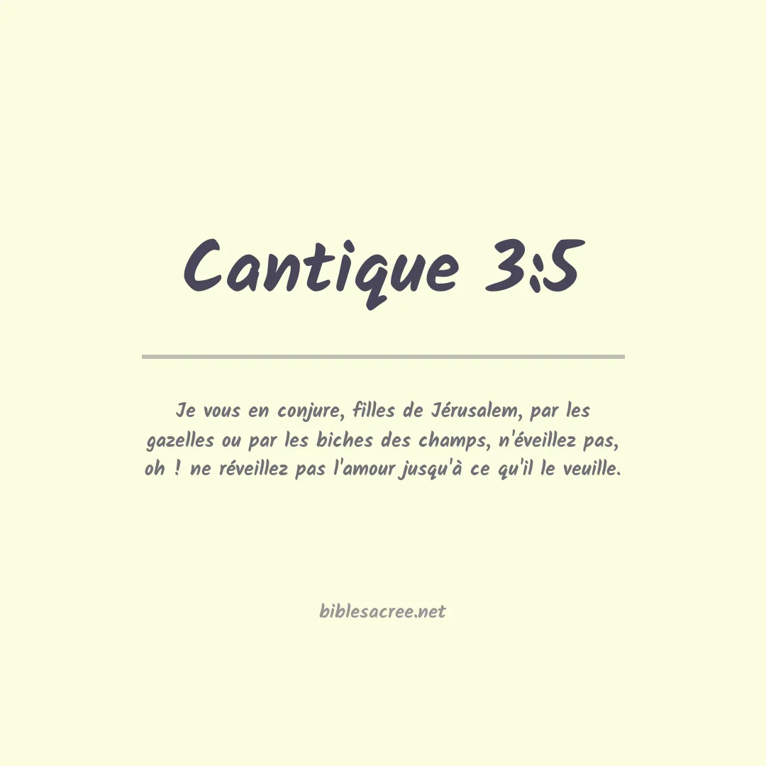 Cantique - 3:5