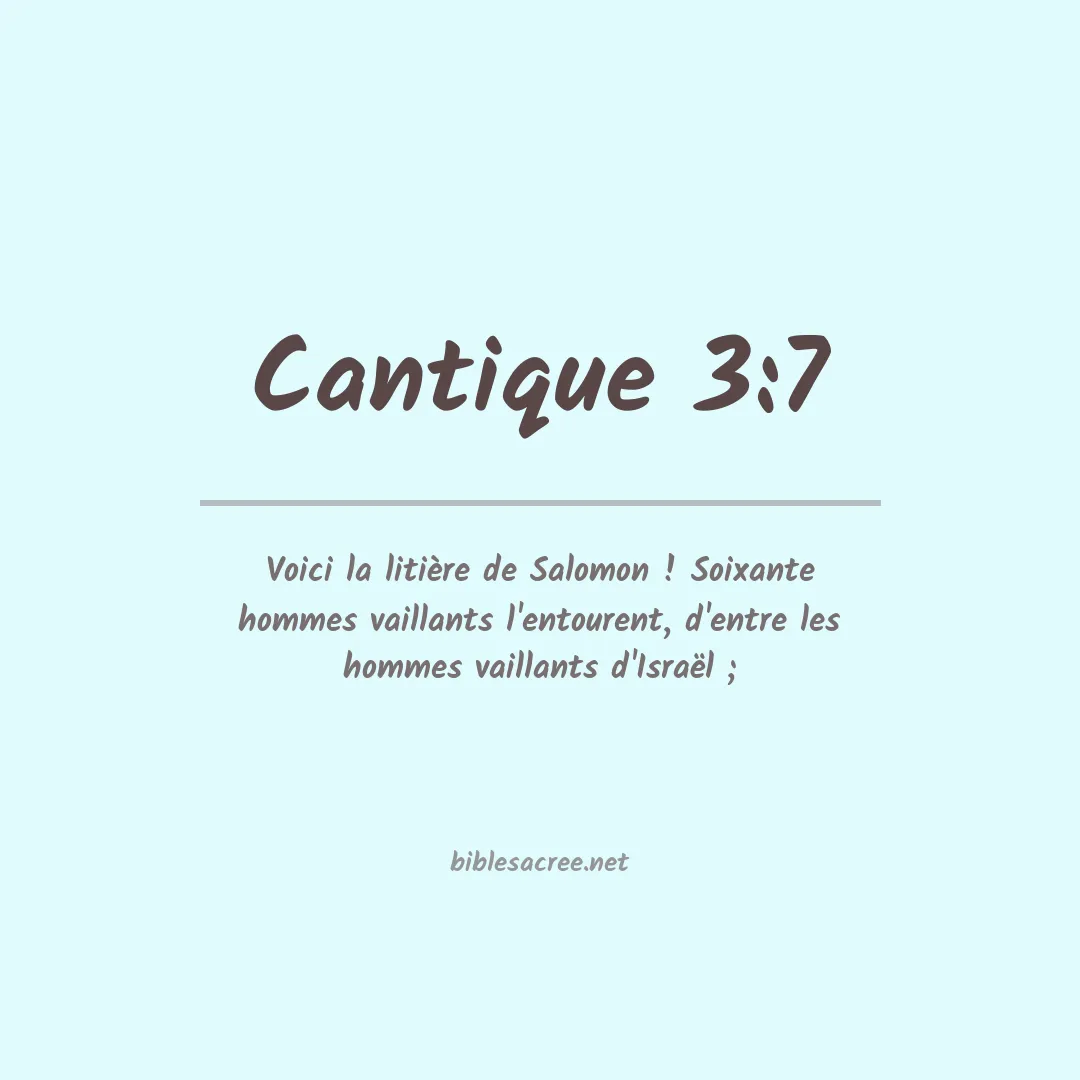 Cantique - 3:7