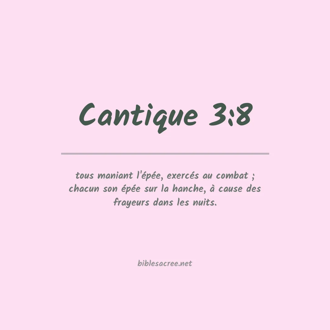 Cantique - 3:8