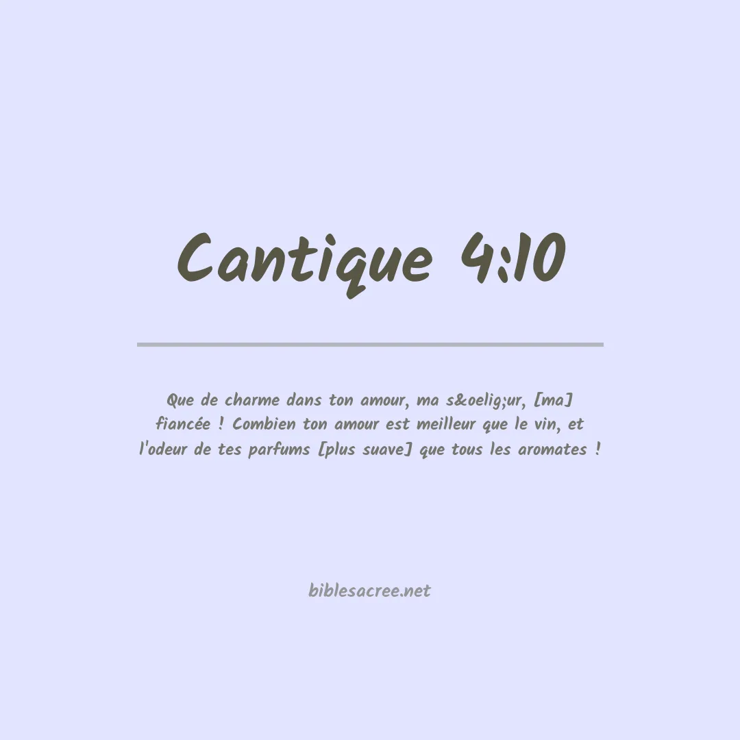 Cantique - 4:10
