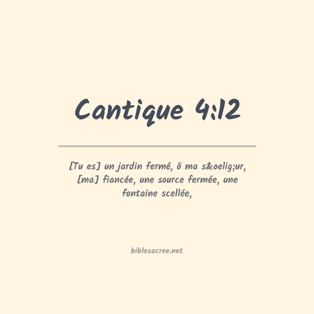 Cantique - 4:12