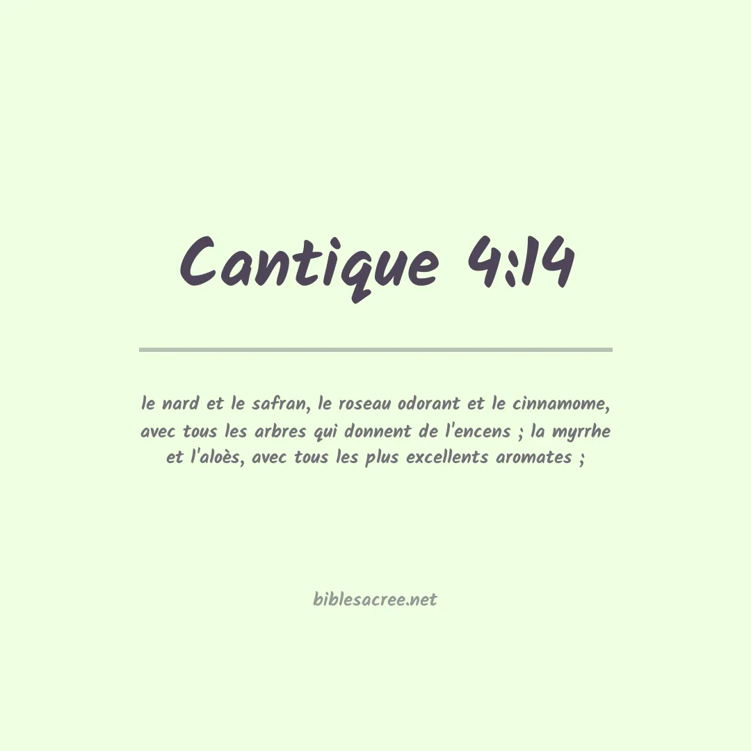 Cantique - 4:14