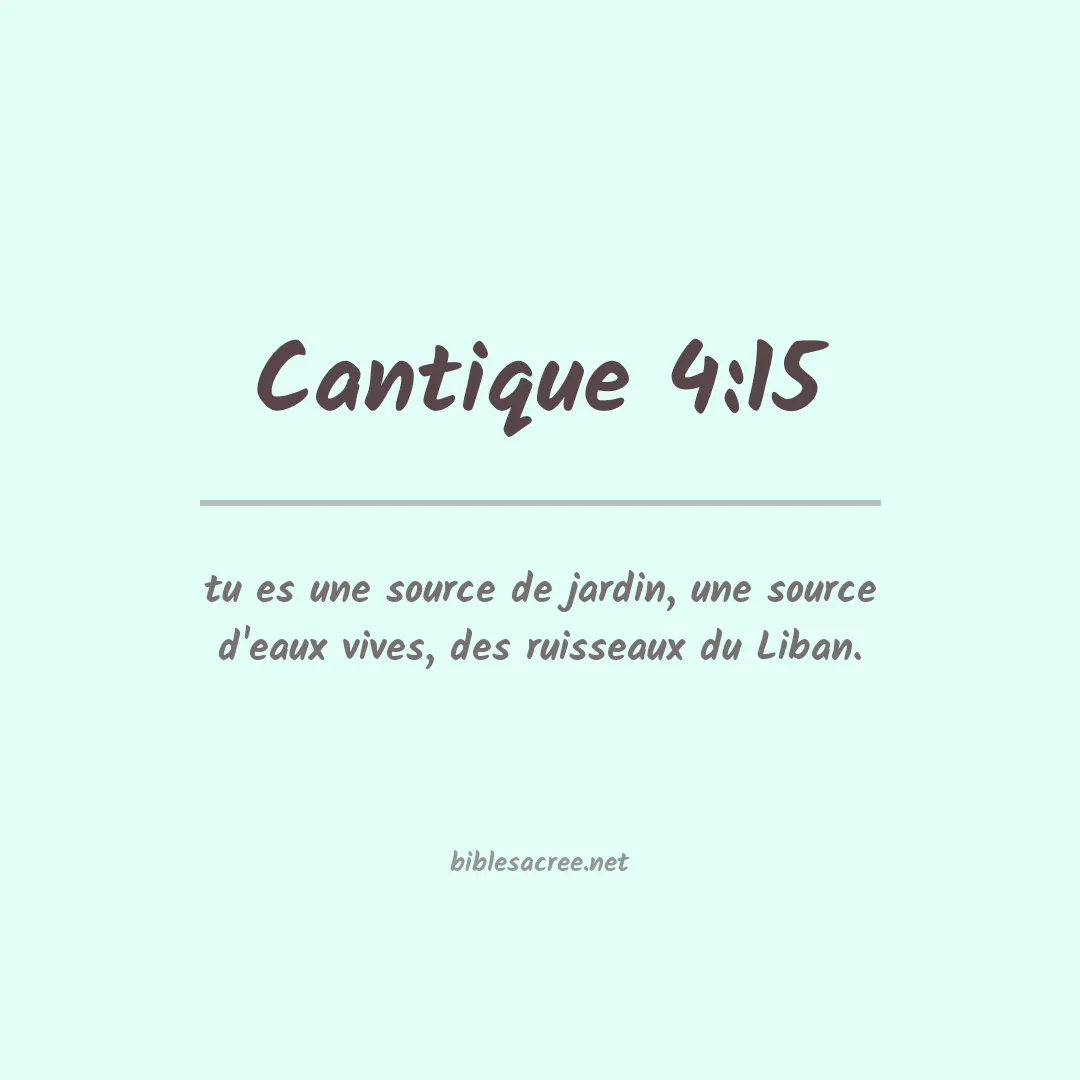 Cantique - 4:15