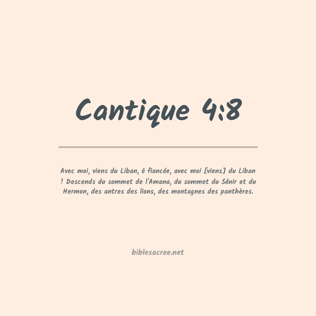 Cantique - 4:8