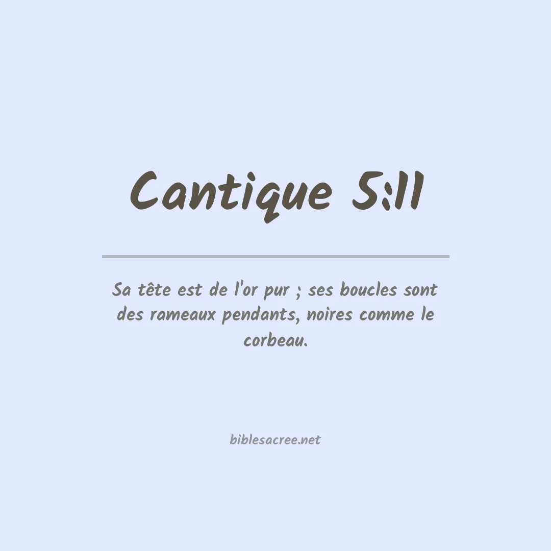 Cantique - 5:11