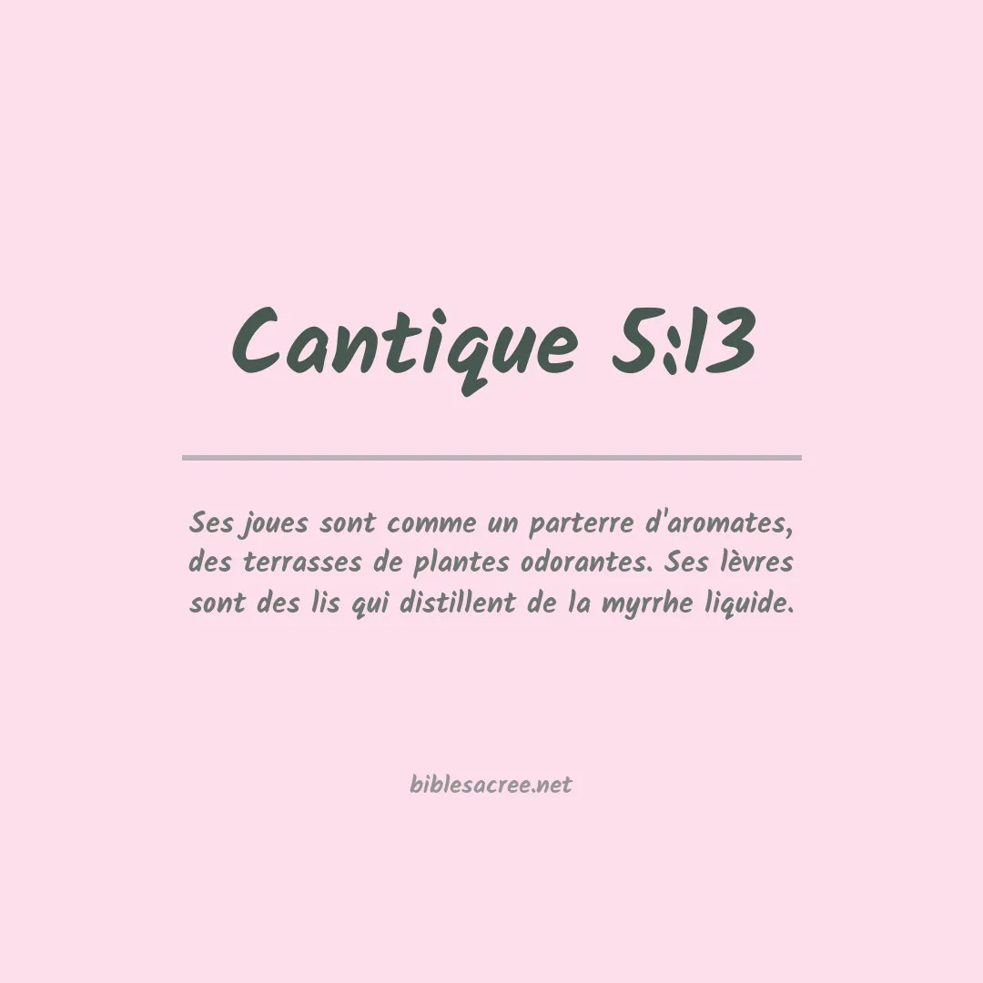 Cantique - 5:13