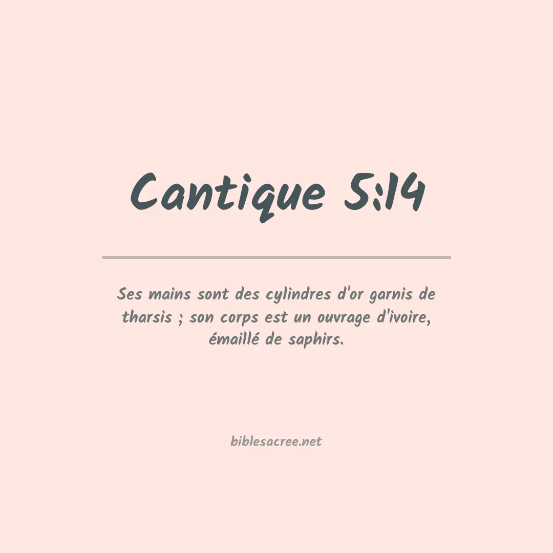 Cantique - 5:14